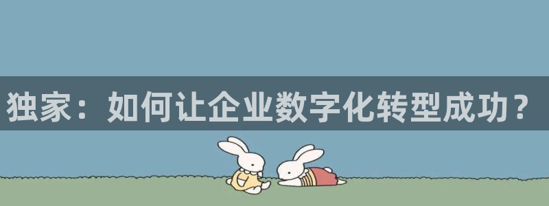 独家：如何让企业数字化转型成功？